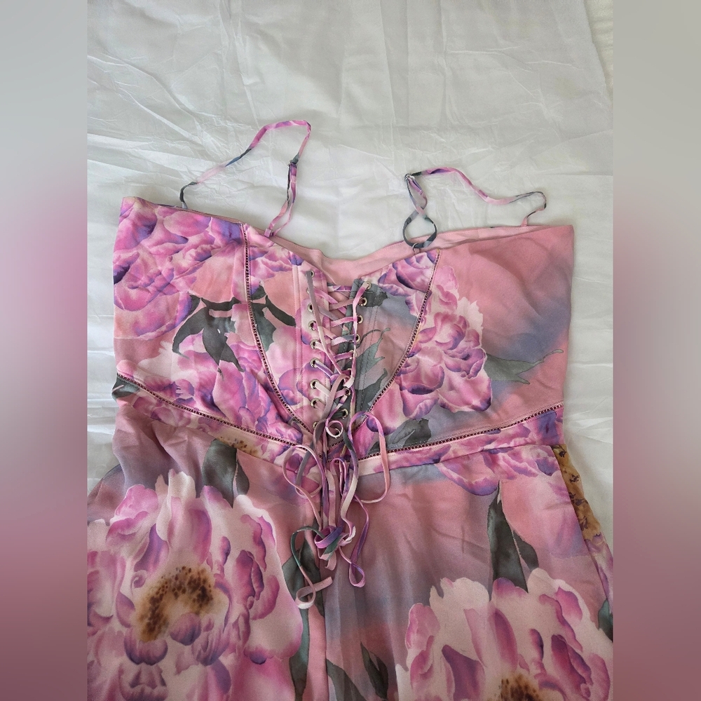 Pink Floral House of CB 'Seren'- XL - Picture 10 of 15